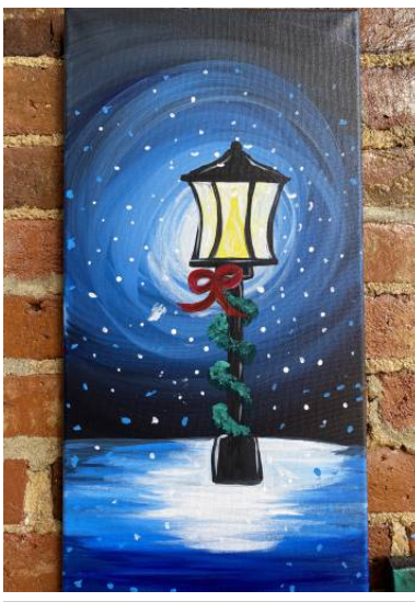 Winter Lightpost