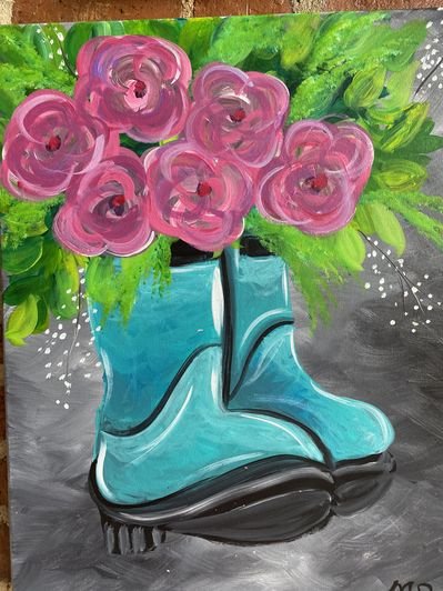 Flower-boots