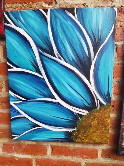 TEAL FLOWER