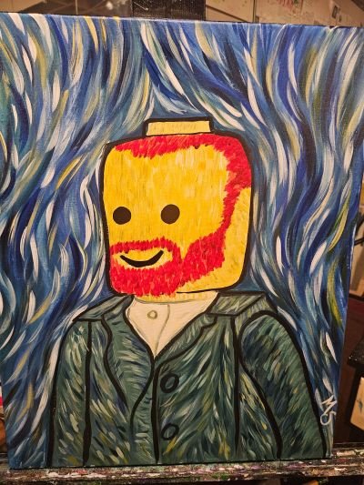 Van Gogh Block Head
