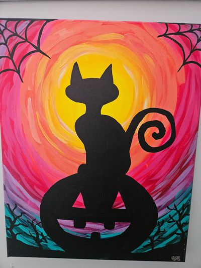 Halloween Rainbow Cat