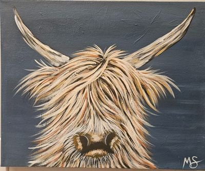 Highland Cow Portrait