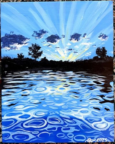 Rising Sun over Water